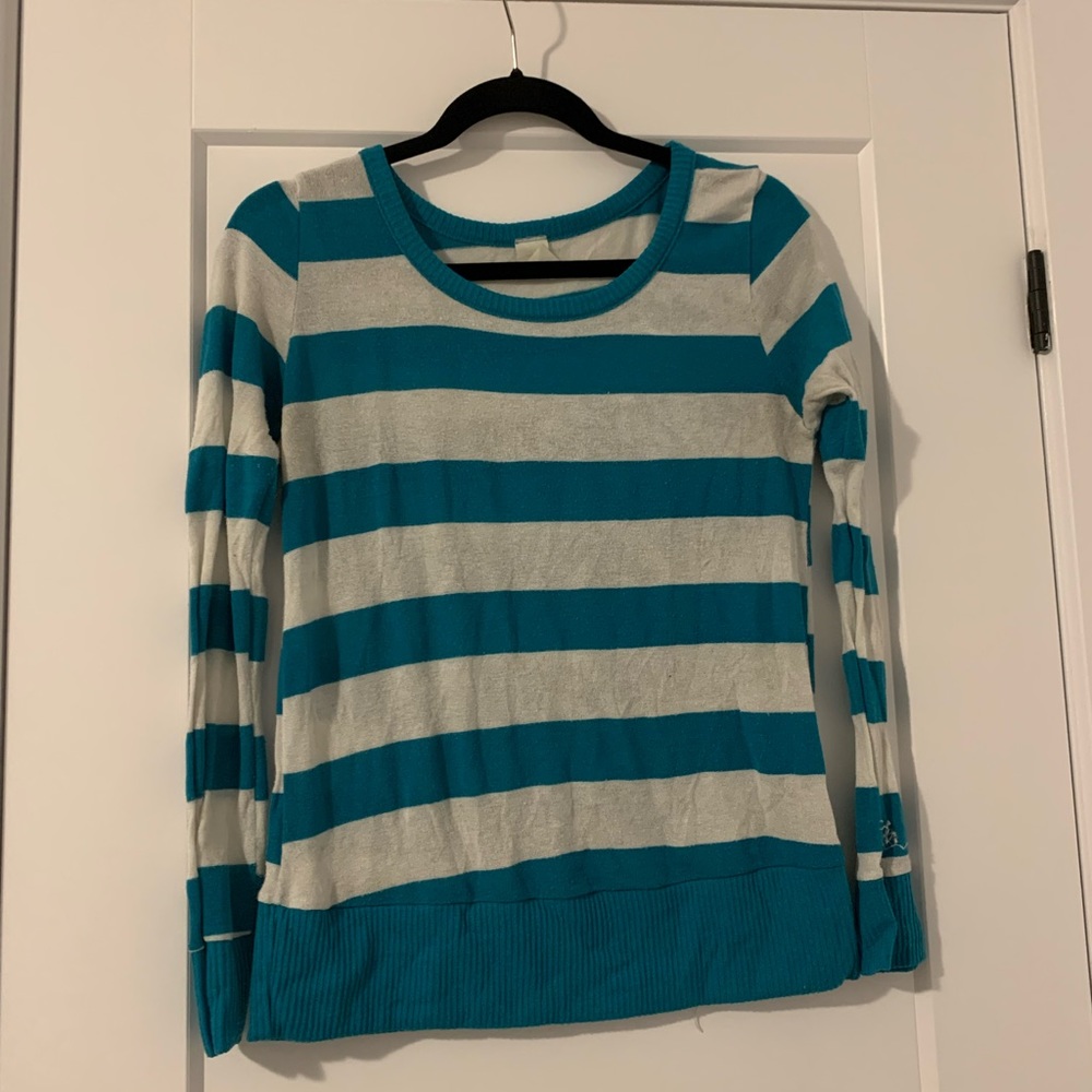 Thin striped sweater